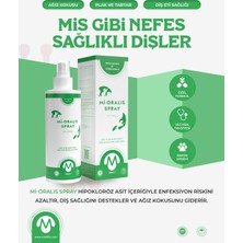 Kedi Köpek Ağız ve Diş Bakım Spreyi 100 ML Hipokloröz Asit ”Mi-Oralis”