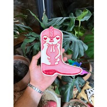 Arche Ceramic El Yapımı Seramik Servis Tabağı - Kovboy Çizmesi 9 - 19X16 cm - Tekli