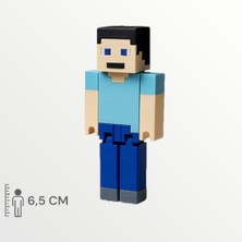 Minecraft Macera Başlangıç Seti Steve Alex Creeper Tavuk Tilki Skeleton