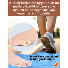 15 Adet Ayak Bakım Pedleri, Lateks Köpük Parmak Koruyucuları, Nasır Önleyici Mısır Yastıkları