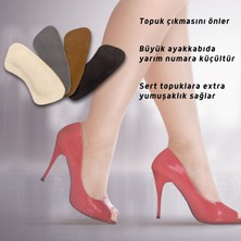 Deri Extra Yumuşak Topuk Arkası Vurma Önleme Pedi, Yapışkanlı Topuk Arkası Korumalığı 1 Çift