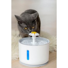 2.4 Lt Su Çeşmesi, USB ile Çalışan, Kediniz ve Köpeğiniz Için Temiz Su Sebili