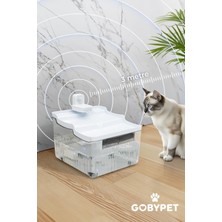 Sessörlü ve Sessiz Hareketli Su Sebili, Beyaz, Kedi ve Köpekler Için Ideal