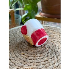 Arche Ceramic El Yapımı Seramik Fincan - Espresso / Türk Kahvesi Bardağı - "piglet" Figür - 100 ml