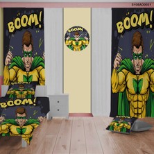 About The Perfect Çocuk ve Bebek Odası Seti, Perde, Yatak Örtüsü, Duvar Saati, Yastık, Kirlenme Kılıfı