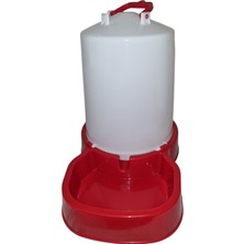 Kedi ve Köpek Için 12 Litrelik Su Kabı, Kırmızı Renkli, Dayanıklı ve Şık Tasarım