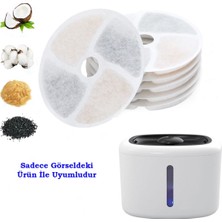 Aktif Karbon Yedek Filtre Seti, 10 Adet, Uyumlu Model: KPF-10550, Temiz ve Saf Su Için