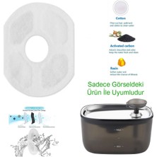 Aktif Karbon Yedek Filtre 10'lu Set, Uyumlu, Beyaz