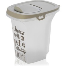 Sevimli ve Kullanışlı Küçük Kedi ve Köpek Su Kabı, 6 Litrelik Gri Renkli Ürün