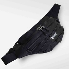 Unisex Blackgoatx1 Waistbag Hip Pack Siyah Bel Çantası