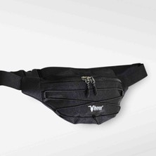 Unisex Blackgoatx1 Waistbag Hip Pack Siyah Bel Çantası