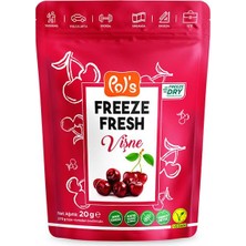 Pol's Freeze Fresh Dondurularak Kurutulmuş Vişne 20 gr