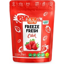 Pol's Freeze Fresh Pol’s Freeze Fresh Dondurularak Kurutulmuş Çilek 15 gr
