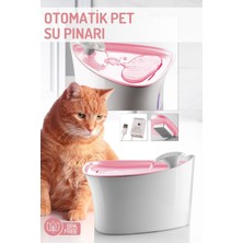 Sessiz ve Şık 2,5l Kedi Köpek Su Pınarı Çeşmesi, Sağlıklı Içme Keyfi