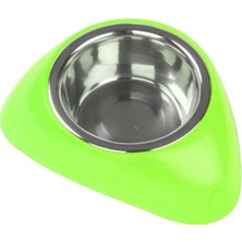 Yeşil Plastik Ayaklı Mama Kabı 750 Ml, Sağlıklı ve Şık Tasarım