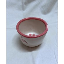 Arche Ceramic El Yapmı Seramik Kupa - Cat Face - Pembe - 180 ml - Tekli