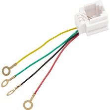 RJ11 Soket 623K Jack 6P4C Telefon Dsl Konnektörü 150 mm