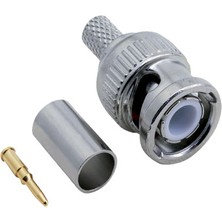 Erkek Sıkmalı Rg 59 Bnc Konnektör