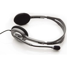 Logitech 981-000271 H110 Mikrofonlu Kulaklık,siyah