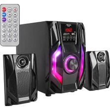 Mikado MD-415BT Rgb 2+1 20 Watt Basslı Fm/bt/sd/usb Bluetooth Ses Sistemi Multimedya Hoparlör