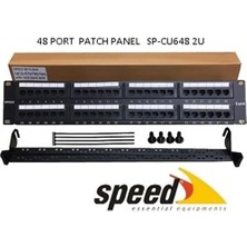 Speed 2u 48PORT Cat6 Utp Patch Panel SP-CU648