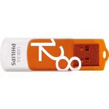 Phılıps FM12FD00B/00 128GB Usb3.0 Turuncu/beyaz USB Bellek