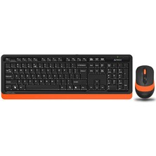 A4 Tech FG1010 Kablosuz Q Klavye-Mouse Siyah-