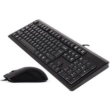 A4 Tech Kr-9276 Usb Q Klavye-Mouse Siyah Set