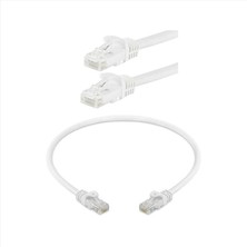 Ods 02r45r45c6uj1w0.2a Cat6 Utp Lszh Bakır 0.20 Metre Beyaz Patch Cord