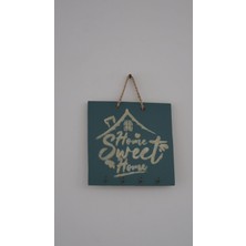 Yeşil ve Altın Tonlarında Şık Dekoratif Anahtarlık ve Duvar Süsü Seti