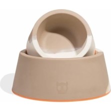 Bej Köpek Mama ve Su Kabı, Şık ve Kullanışlı, Small Boy