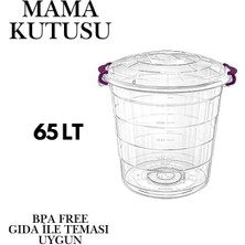 Büyük Boy 65 Lt Kedi Köpek Mama Kovası, Pratik ve Havalı Saklama Çözümü