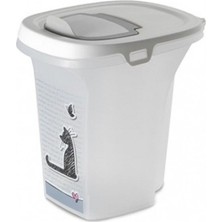 Gri Saklama Kabı, 6 Lt, Dayanıklı ve Pratik Mutfak Gereçleri