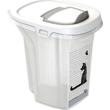 Gri 6lt Saklama Kabı, Pratik ve Şık Mutfak Gereçleri