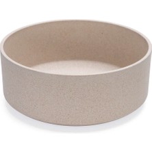 Bambu Köpek Mama ve Su Kabı Bej 21CM 1430ML Çok Renkli