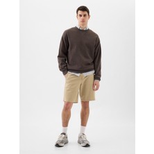 Gap Erkek Bej Essential Khaki Şort