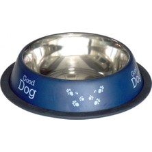 Mavi Çelik Mama Kabı 16 Oz, Dayanıklı ve Şık Tasarım