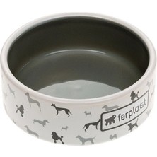 Seramik Mama ve Su Kabı 16.3x6.1 cm 0.7 L Mide Boyutu, Şık ve Kullanışlı Tasarım