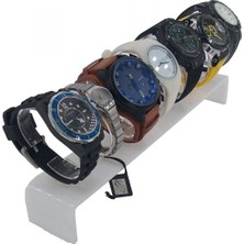 About The Perfect 7'li Pleksi Saat Standı Beyaz Orta Boy, Şık ve Fonksiyonel Düzenleme Seçeneği