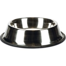 Paslanmaz Çelik Köpek Su ve Mama Kabı, Kaymaz, 25,5cm, 2,2l, Renkli