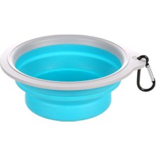 Katlanabilir Mama Kabı, Renkli, 680 Ml, Pratik ve Kullanışlı, Seyahat Için Idealdir