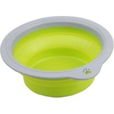 Renkli ve Katlanabilir 380 ml Mama Kabı, Seyahat ve Ev Kullanımı Için Uygun