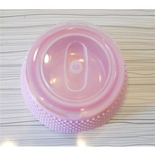 Mor 16 cm Saklama Kabı, Pratik ve Şık Mama Kabı, Hijyenik Kullanım Sağlar.