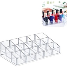 About The Perfect 15 Bölmeli Oje Saklama Kutusu, Beyaz, Hafif ve Şık Tasarım