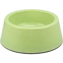 Turkuaz Renkli 950 ml Bambulu Mama Kabı BO-3059Z