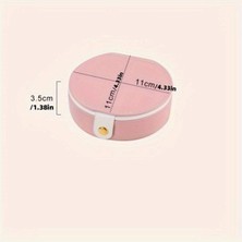 About The Perfect Pembe Mini Deri Takı Organizatörü Aynalı, Seyahat Için Taşınabilir Kılıf