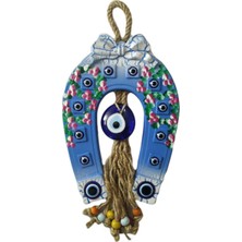 Nazar Boncuklu Kapı Süsü, Duvar Dekoru, Bahçe Süsü, Sarkaçlı Tasarım