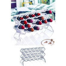 About The Perfect Renkli 22 Gözlü Ruj ve Kozmetik Organizer, Pratik ve Şık Tasarım