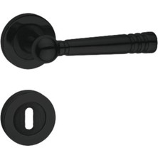 Mat Siyah Yale Kol Rozetli Osmanlı Tarzı Şık Takım