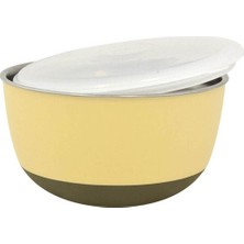 2900ML Yeşil Mama ve Su Kabı, Kapaklı, Dayanıklı, Pratik, Şık Tasarım